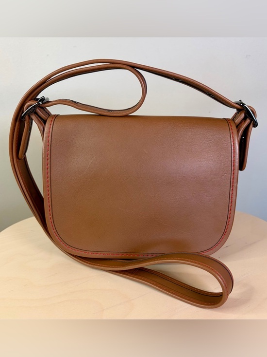 Coach Handbags - Coach Saddle Bag 18 Leather Crossbody 57731 EUC